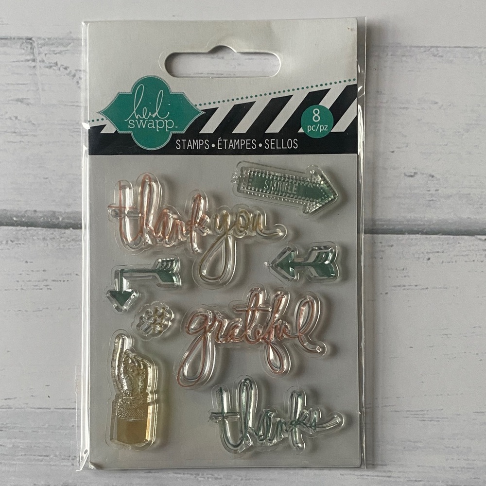 Heidi Swapp Clear Stamp Trio | Cardmaking Stamps - Picture 6 of 7